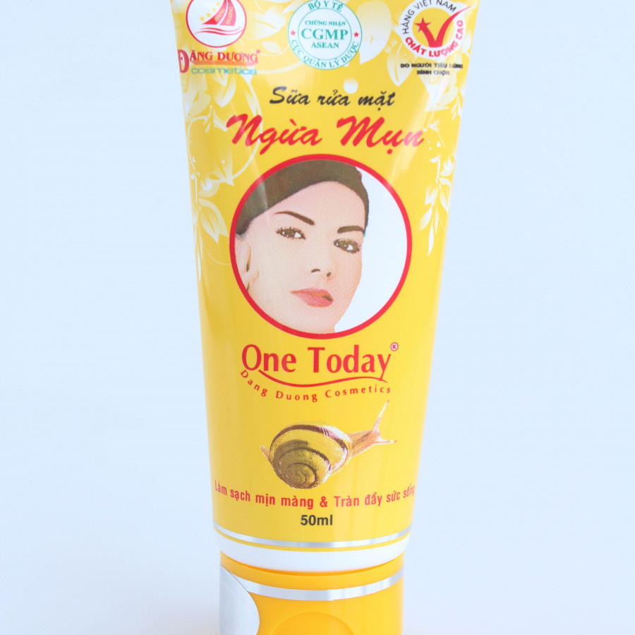 Sữa rửa mặt ngừa mụn one today 50ml