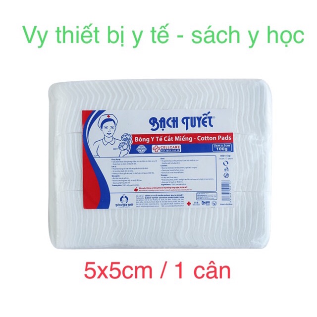 Bông cân cắt miếng bạch tuyết 1 cân