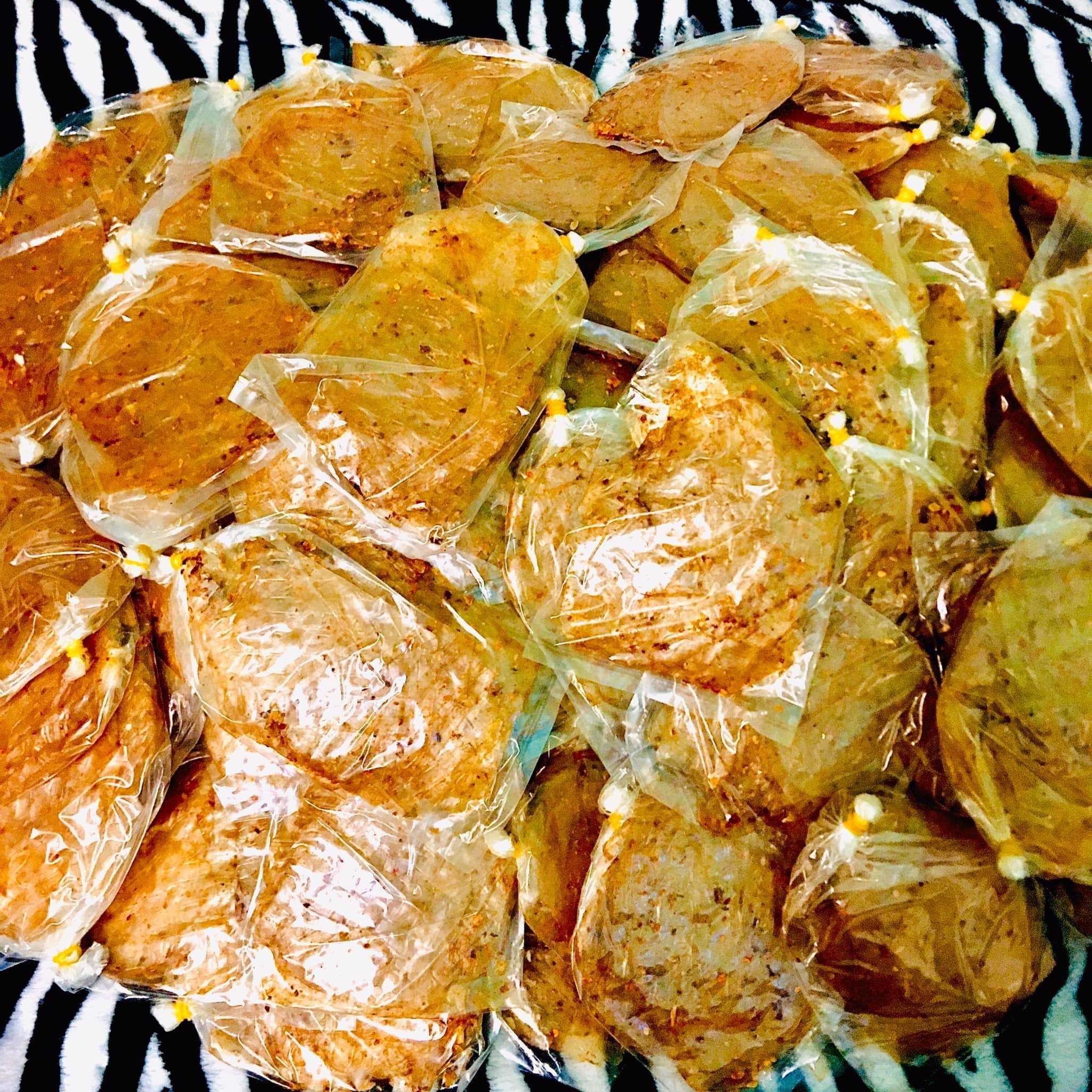 Combo 10 bịch bánh tráng xì ke muối nhuyễn loại 50gr