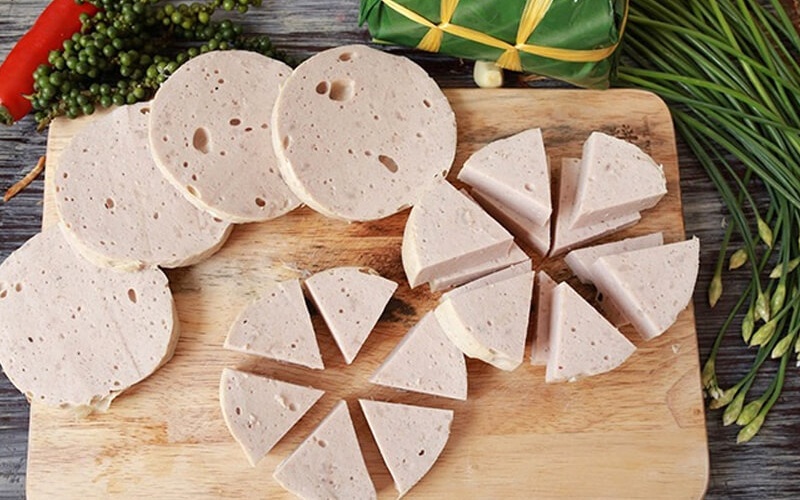 chả lụa lá chuối ngon dẻo 500gram/ đòn