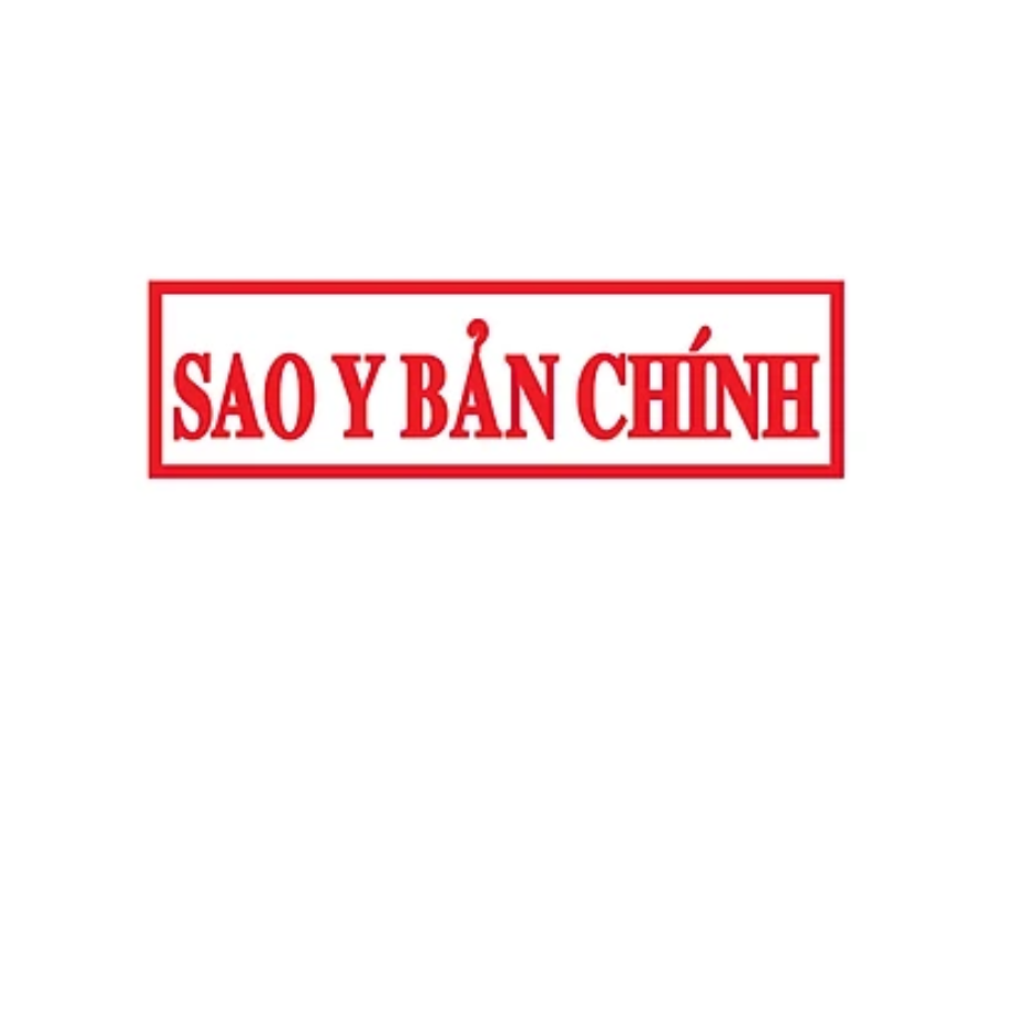 Con dấu sao y bản chính - shiny s852 mực đỏ