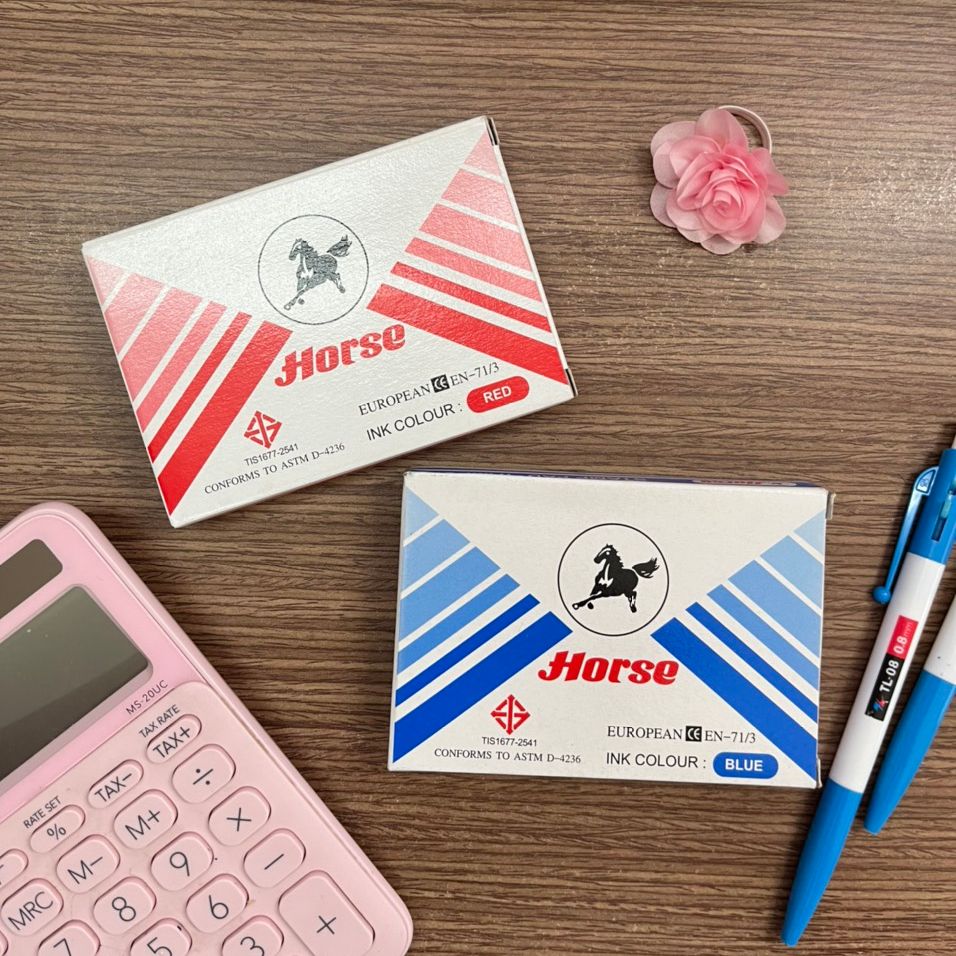 Khay tampon chấm mực, lăn tay Horse Thái Lan