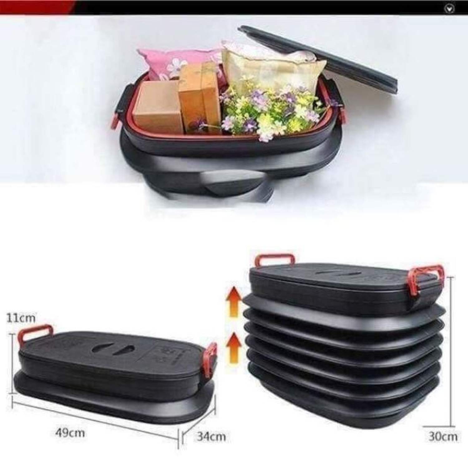 Thùng đựng đồ co dãn trong xe ô tô 40l