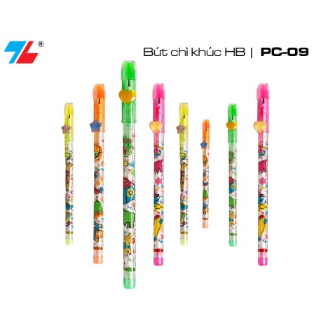 Combo 20 Bút chì khúc Thiên Long PC-09 - Bút chì đốt cho bé