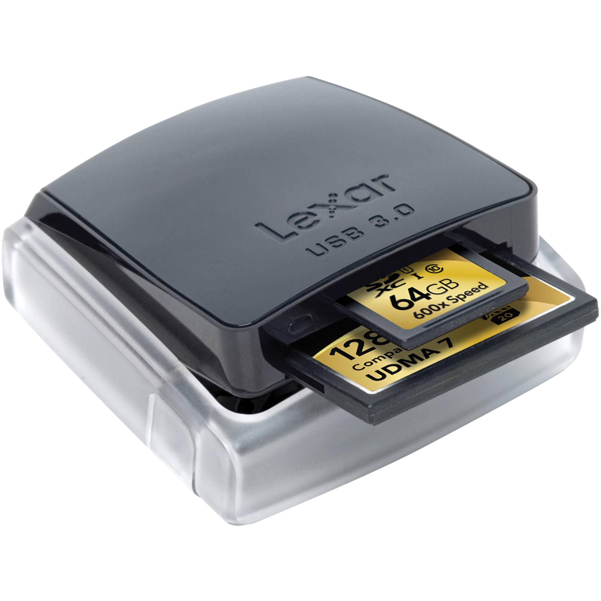 [HCM]ĐẦU ĐỌC THẺ LEXAR CARD READER 3.0 DUAL-SLOT READER UHS-I AND UHS-II