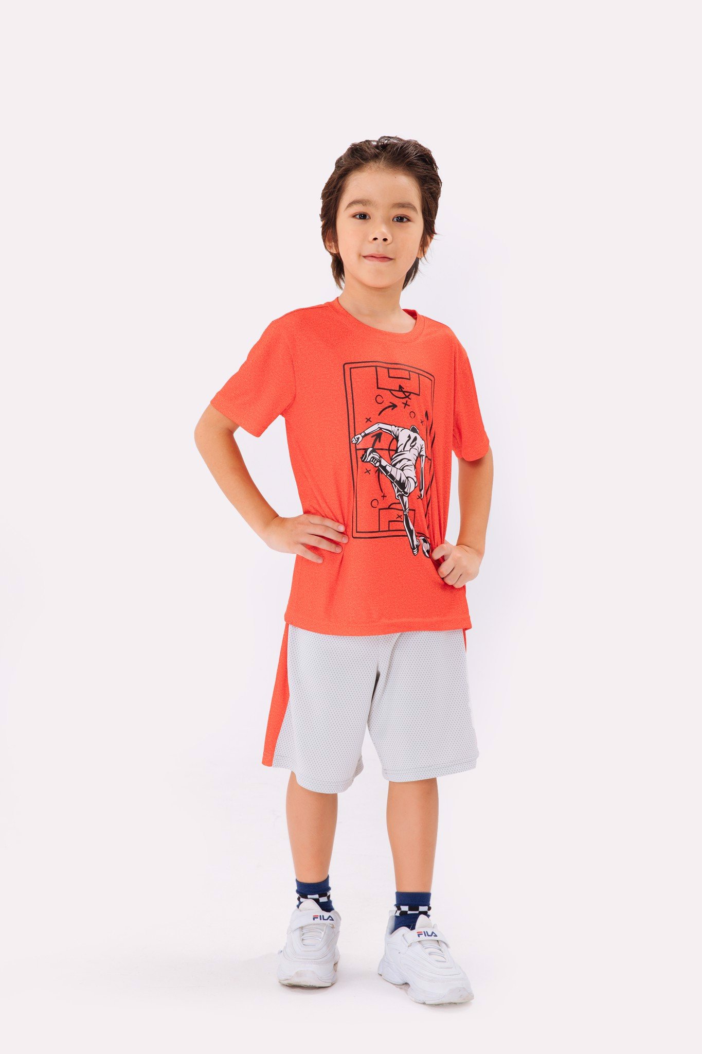 Áo Thun Bé Trai M.D.K Soccer Printed Regular Tee