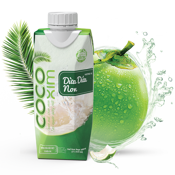Combo 2 hộp Nước Dừa Dứa Non Cocoxim  330ml