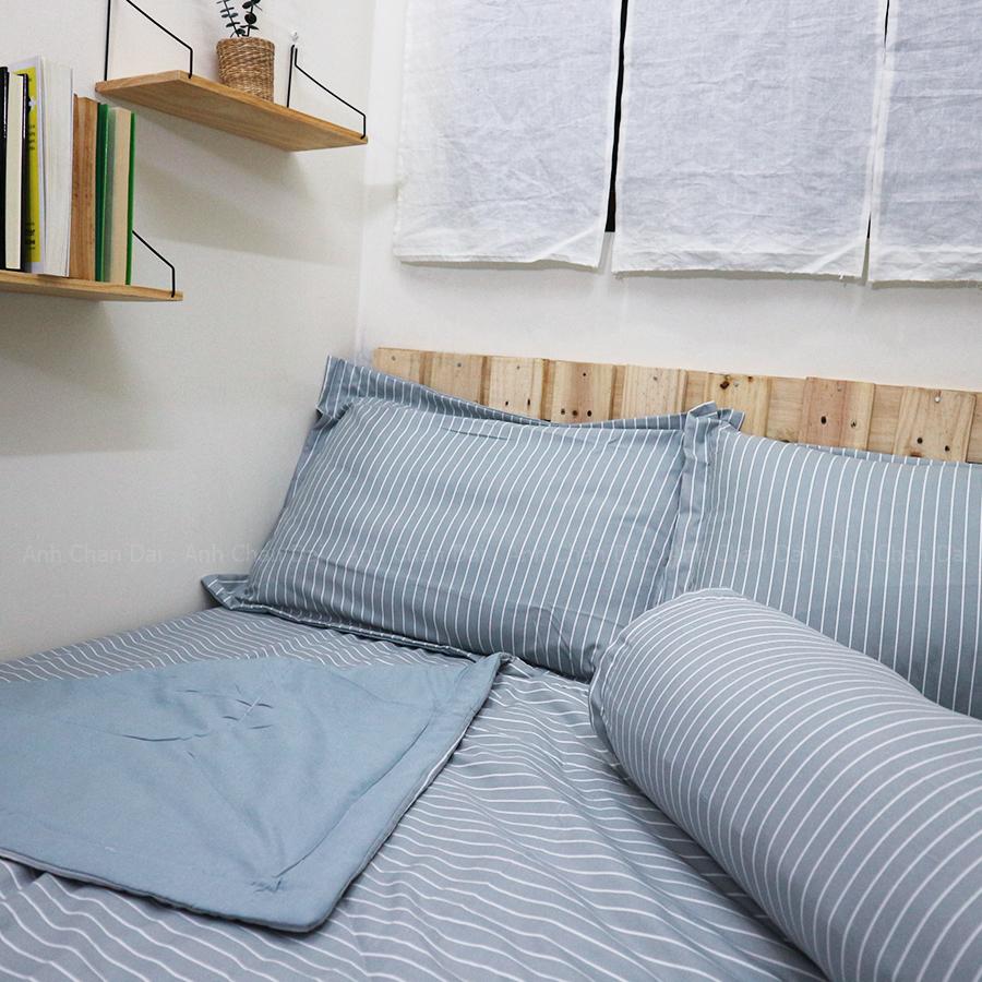 Bộ Ga Gối Cotton Đũi Hàn Quốc - ACD 008