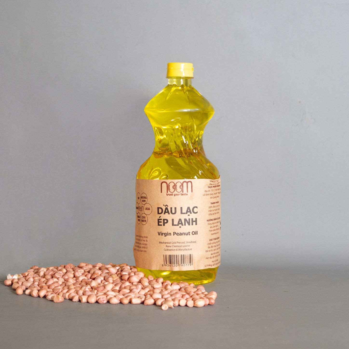 Dầu đậu phộng ép lạnh (1.9 lít & 4.6 lít) - NOOM