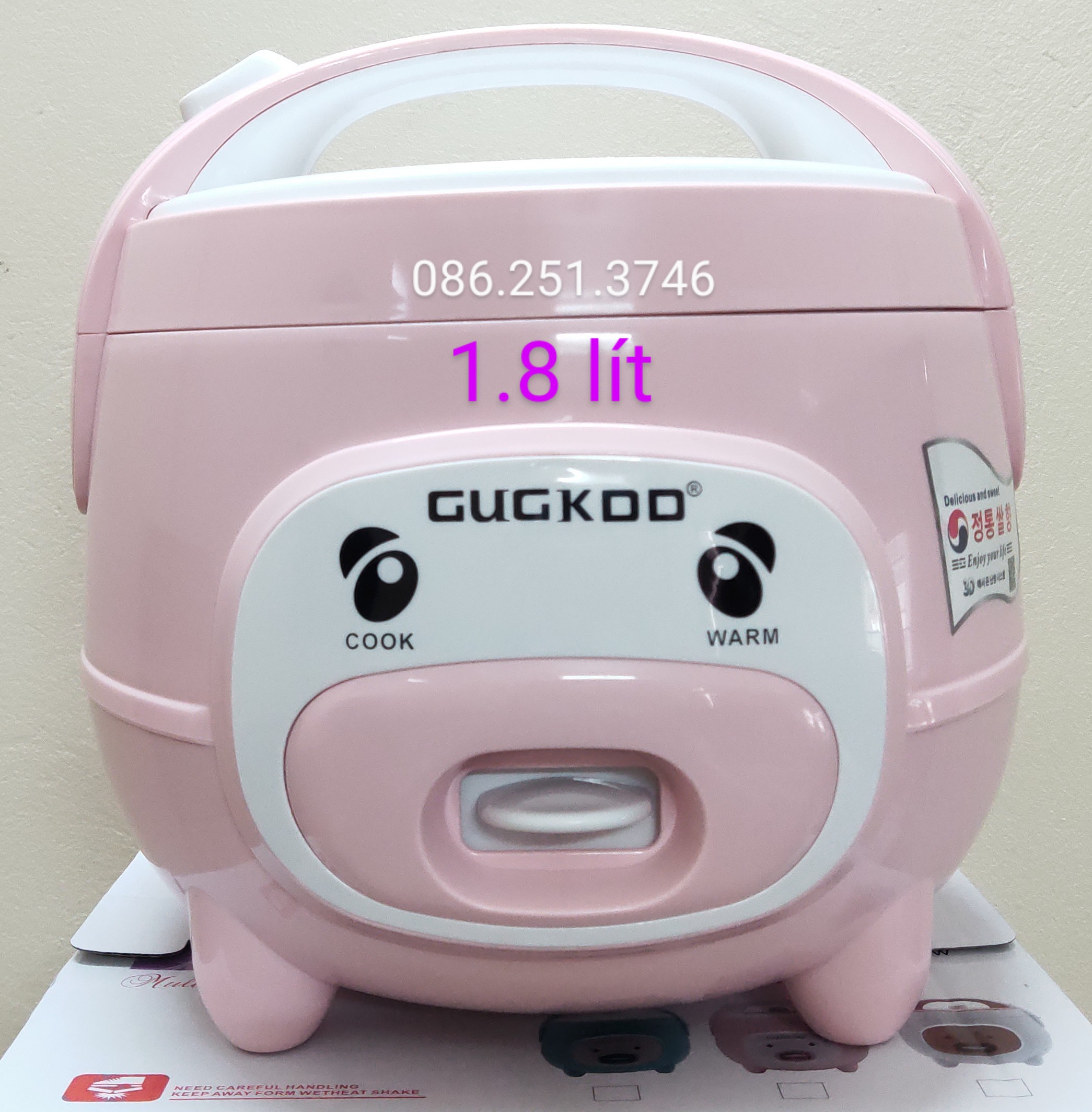 Nồi cơm điện Cuckoo 1.8 lít (6 người ăn) kèm xửng hấp