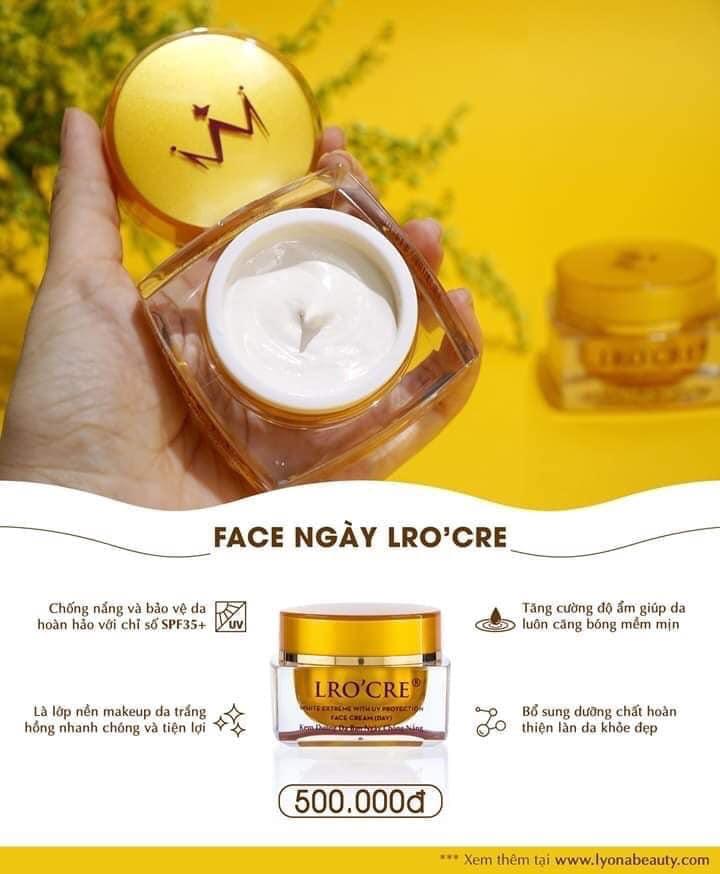 KEM DƯỠNG TRẮNG FACE NGÀY LRO'CRE