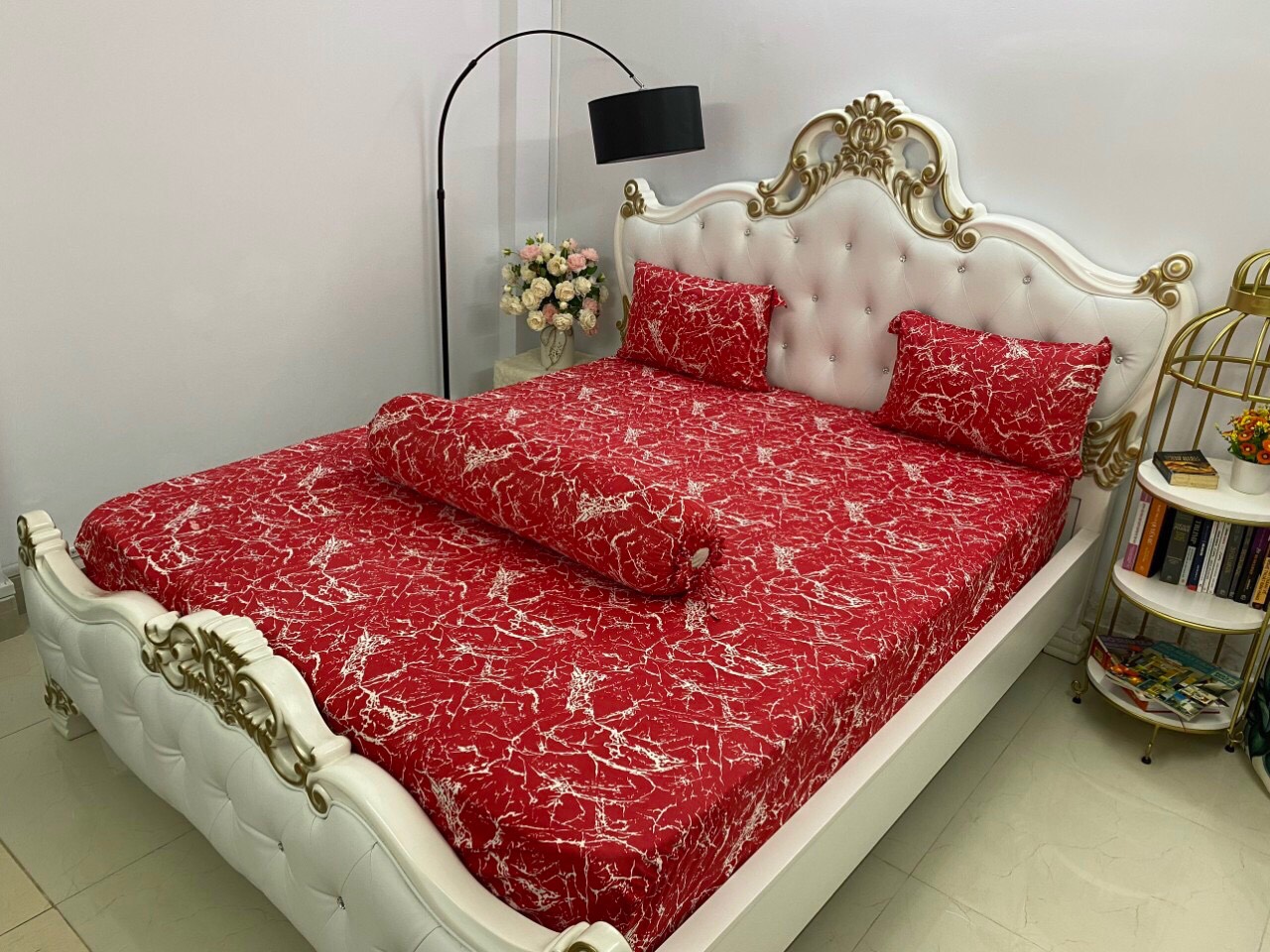 [HCM]Bộ drap thun Hàn Quốc mát lạnh { 4 món }đủ size