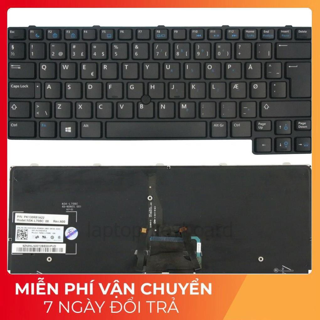 Bàn phím laptop dell latitude e6430u có đèn