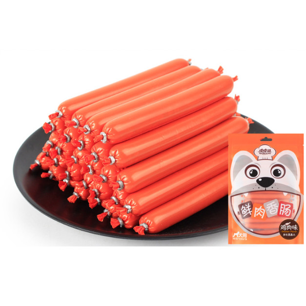 Xúc xích thưởng cho chó mèo - gói 100 cây
