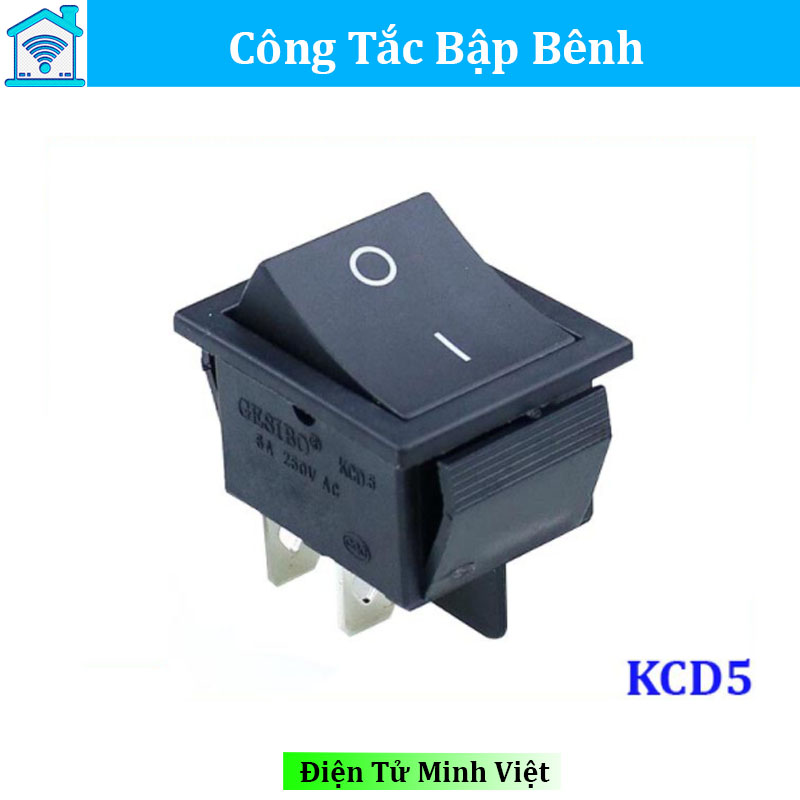COMBO 2 Công Tắc Bập Bênh KCD5 6A 250V