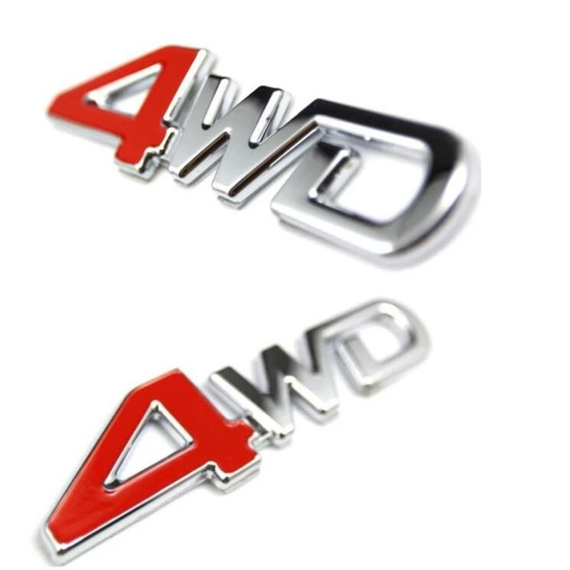 Tem 4WD Dán Trang Trí Đuôi Xe Ô Tô