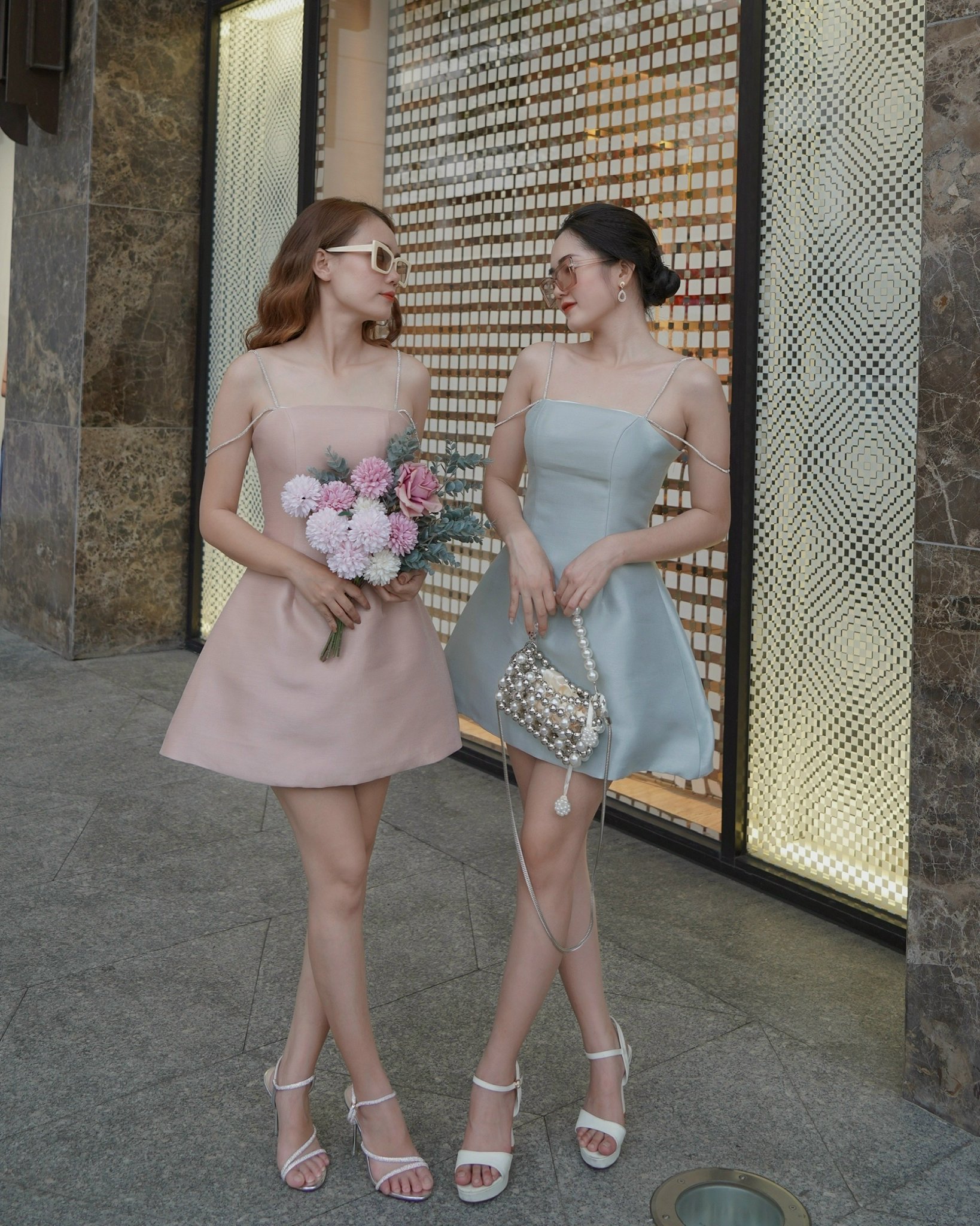 Size SML - Lily Dress - Đầm hai dây đá basic, Céci Store.