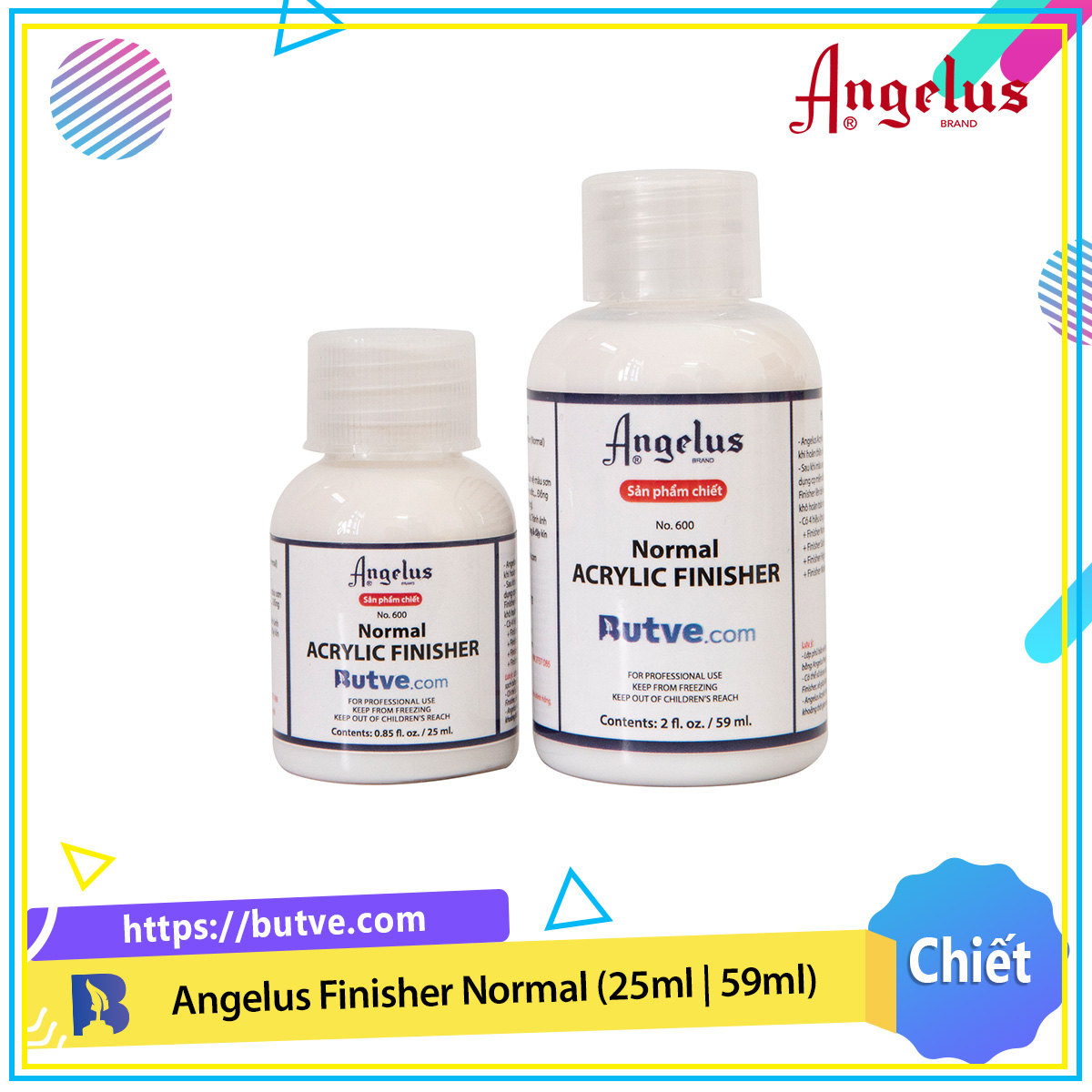 HCMDung dịch phủ bảo vệ màu tạo độ bóng vừa Angelus Finisher Normal Chiết