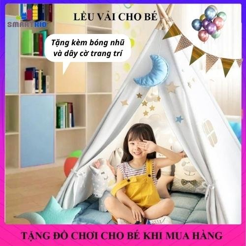 Lều Vải Cho Bé, Lều Trang Trí Làm Phụ Kiện Chụp Hình