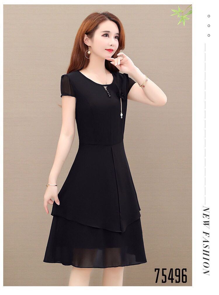[HCM]ĐẦM VOAN DỰ TIỆC KÈM HOA SIÊU XINH