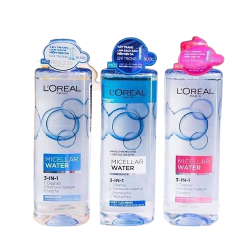 Nước tẩy trang Loreal - L'Oreal Paris 3-in-1 Micellar Water