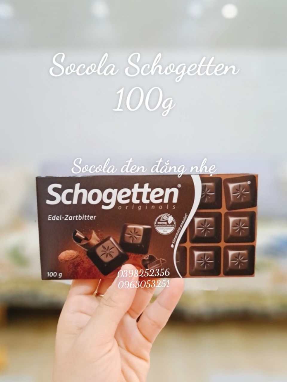 Socola Schogetten 100g ( socola đen đắng nhẹ ) leetrinh