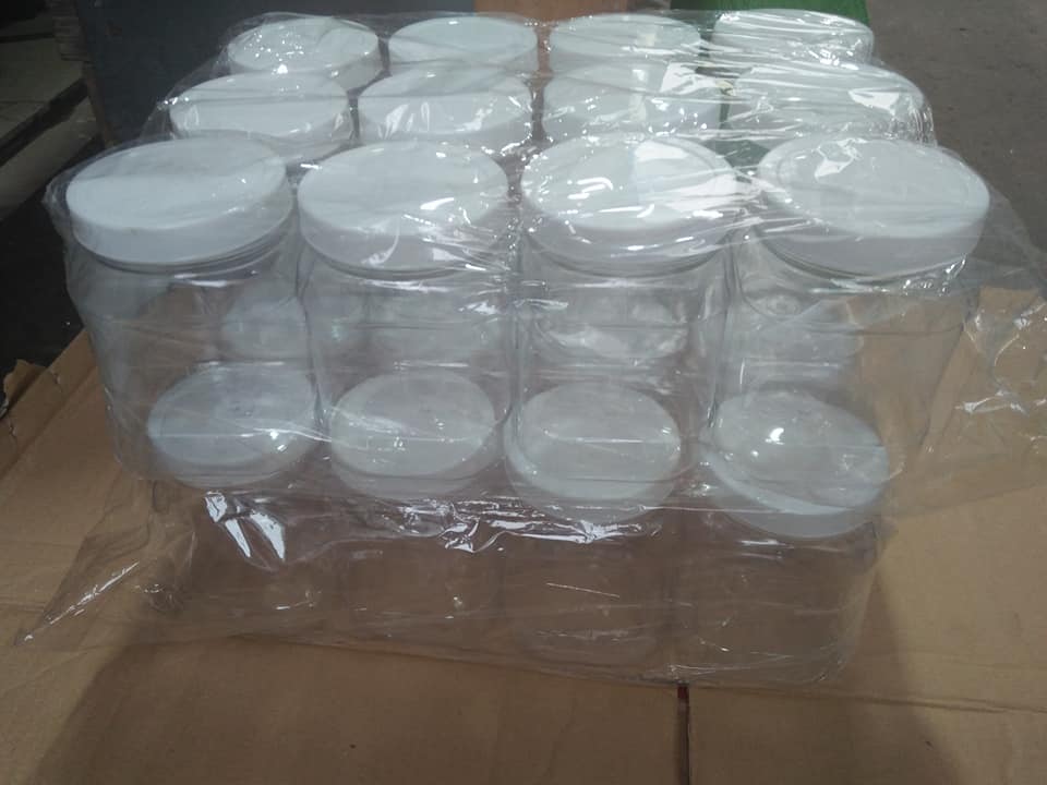 🍀COMBO 12 Hủ Nhựa Vuông Trong Suốt 800 ml  Mã 036 ,Hũ Nhựa Duy Tân 🍀