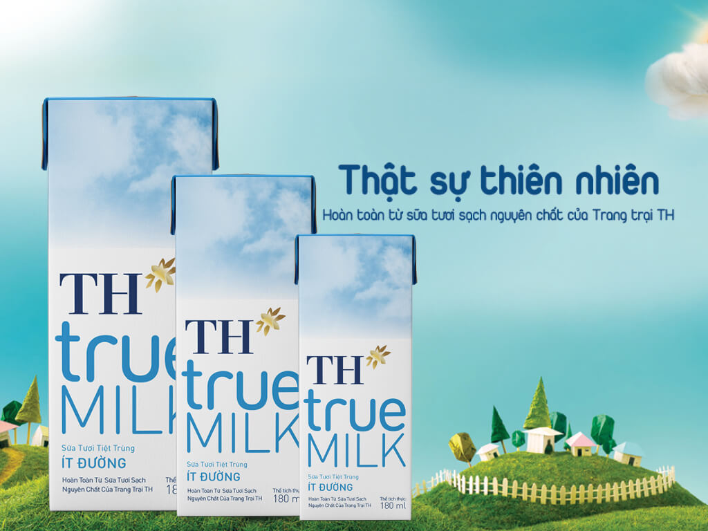 Sữa th true milk 180ml