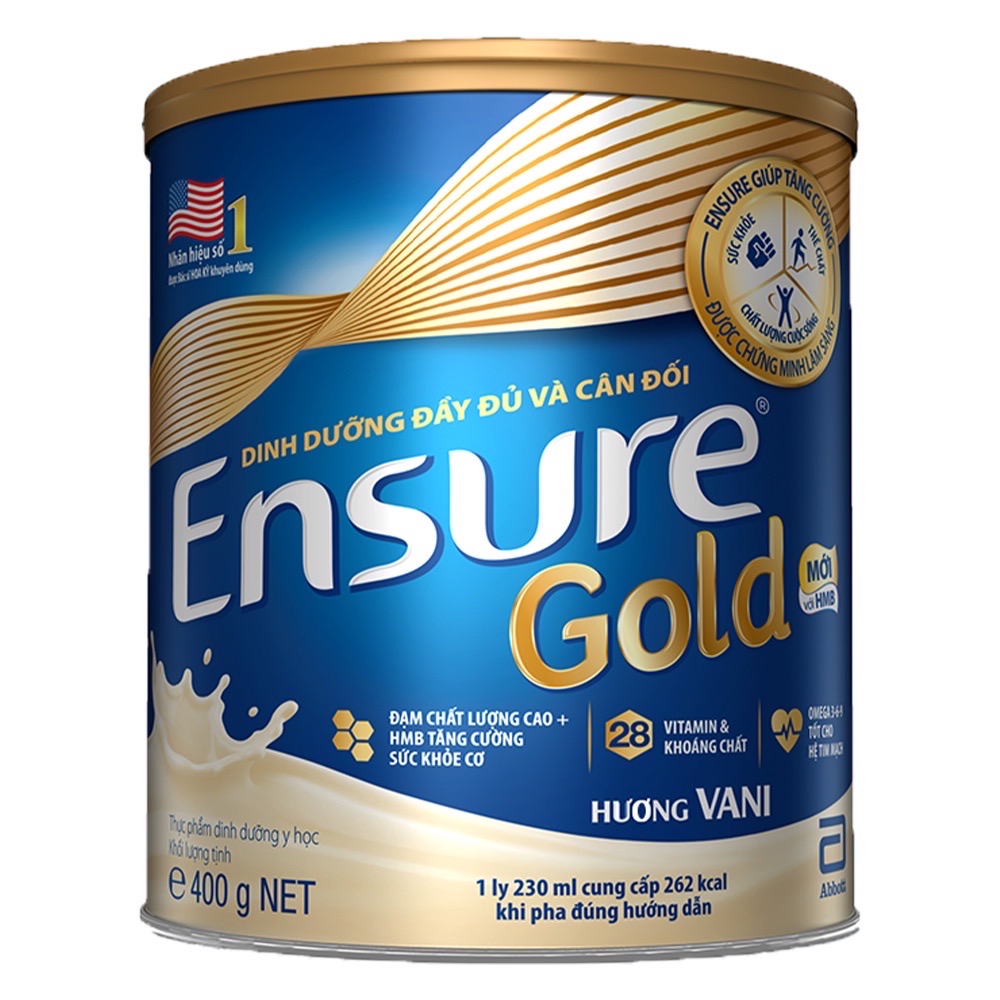 Sữa bột Ensure Gold Abbott (HMB) 400g