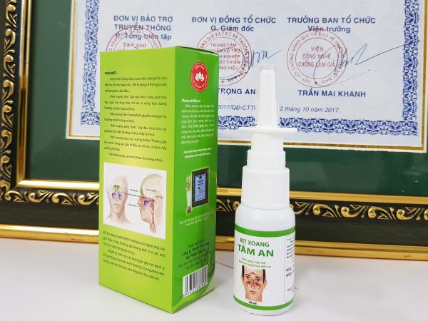 Xịt Xoang Tâm An dứt điểm viêm xoang