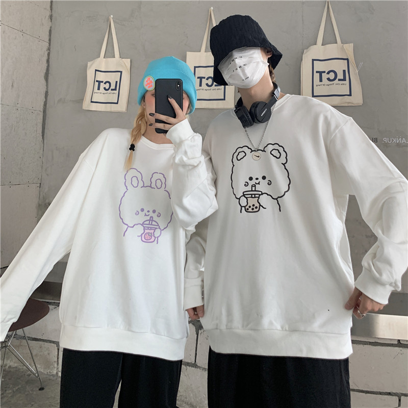 Áo sweater nam nữ in gấu siêu đẹp