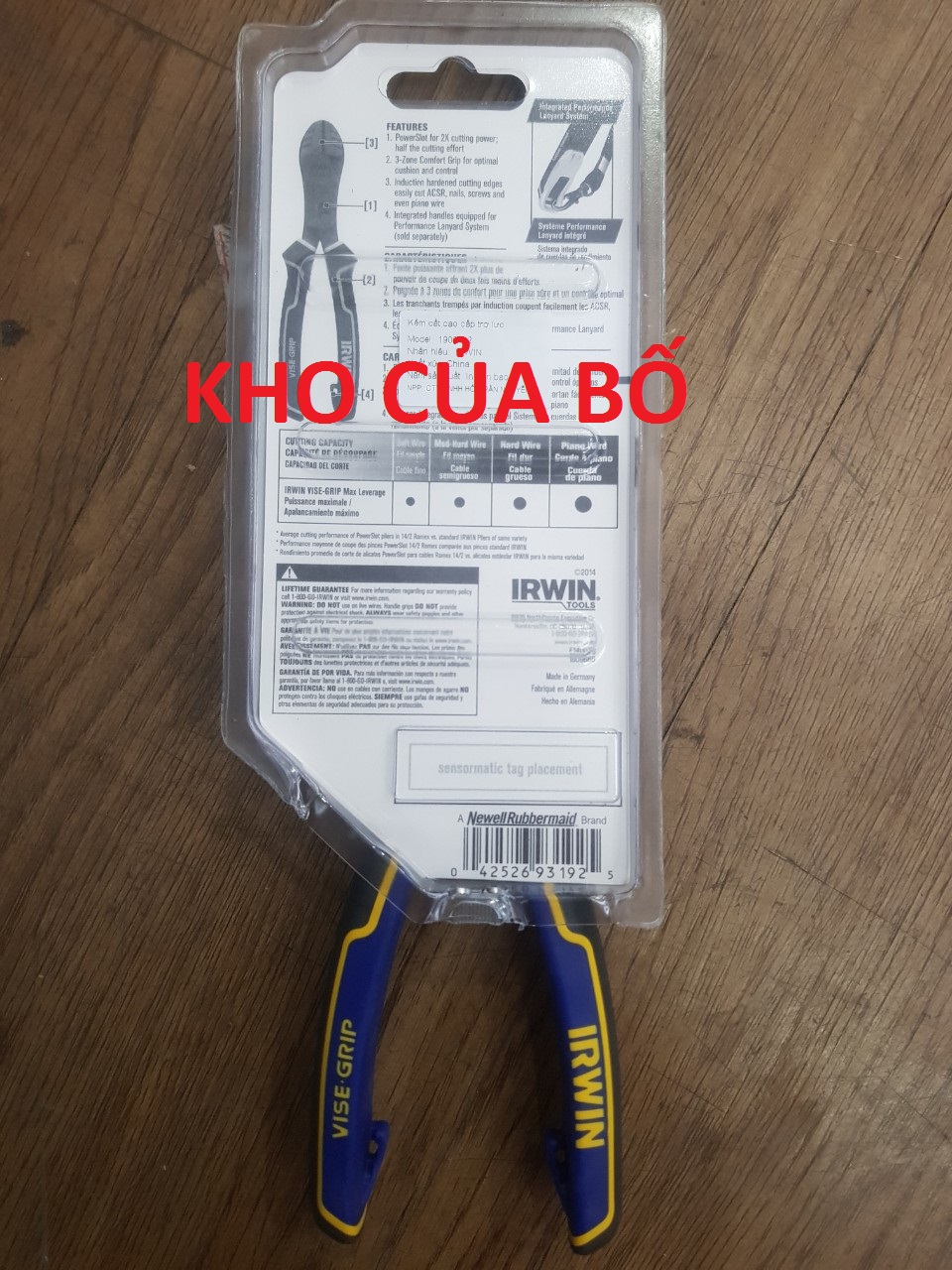 Kềm cắt cao cấp trợ lực  irwin 1902412