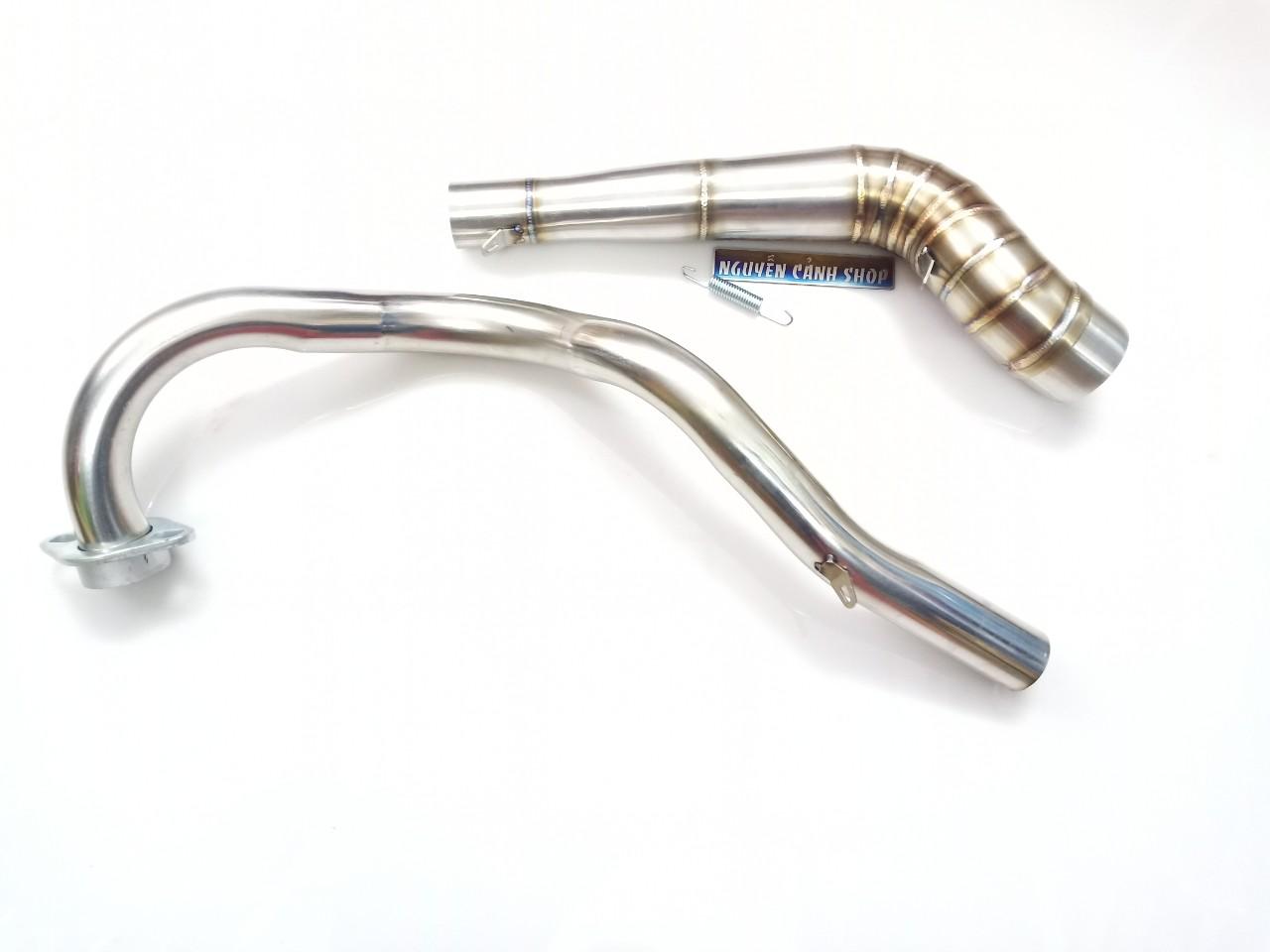 cổ pô exciter 150 gắn lon mẫu STB