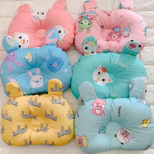 Gối Lõm Đáng Yêu Cotton Cho Bé