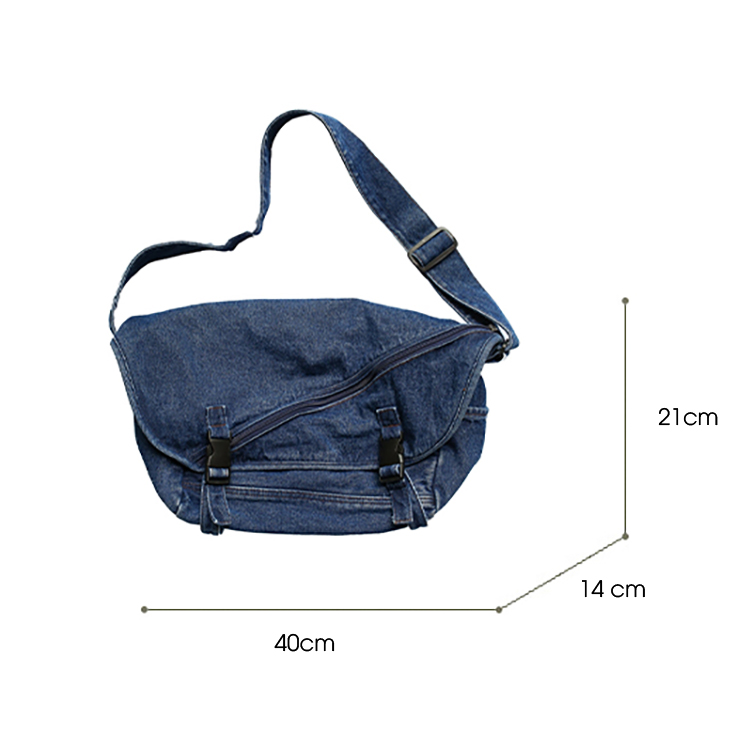 Túi đeo chéo vải jeans  LAJEEN2175
