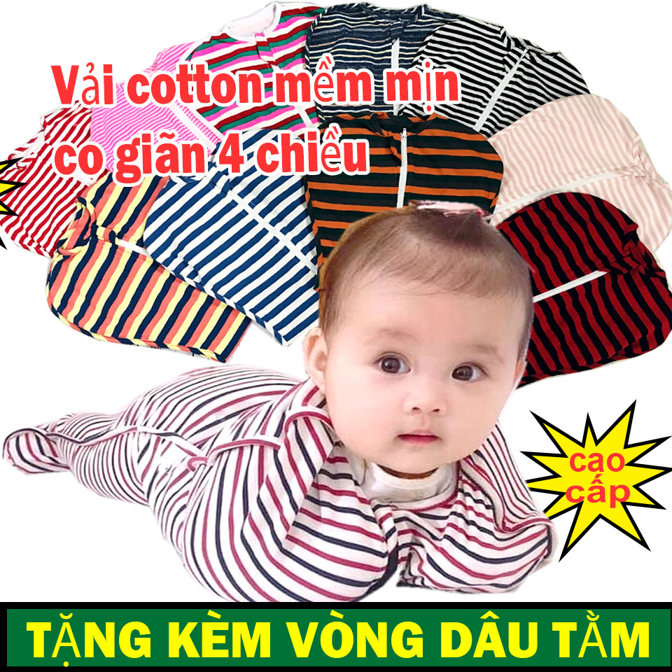 Nhộng Chũn Cho Bé Vải Cotton co giãn 4 chiều