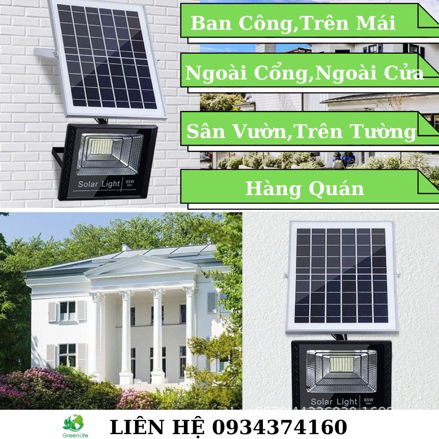 Đèn năng lượng mặt trời Solar 2 bóng 200w