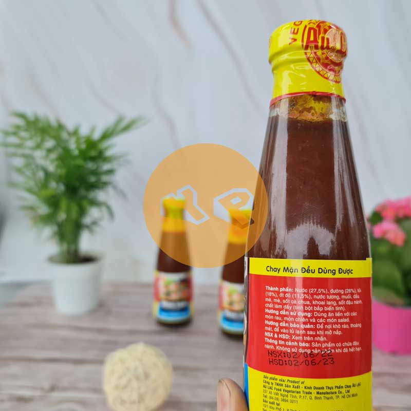 [YENPHUONG.STORE] Mắm tôm chay Âu Lạc chai 190ml - ăn chay