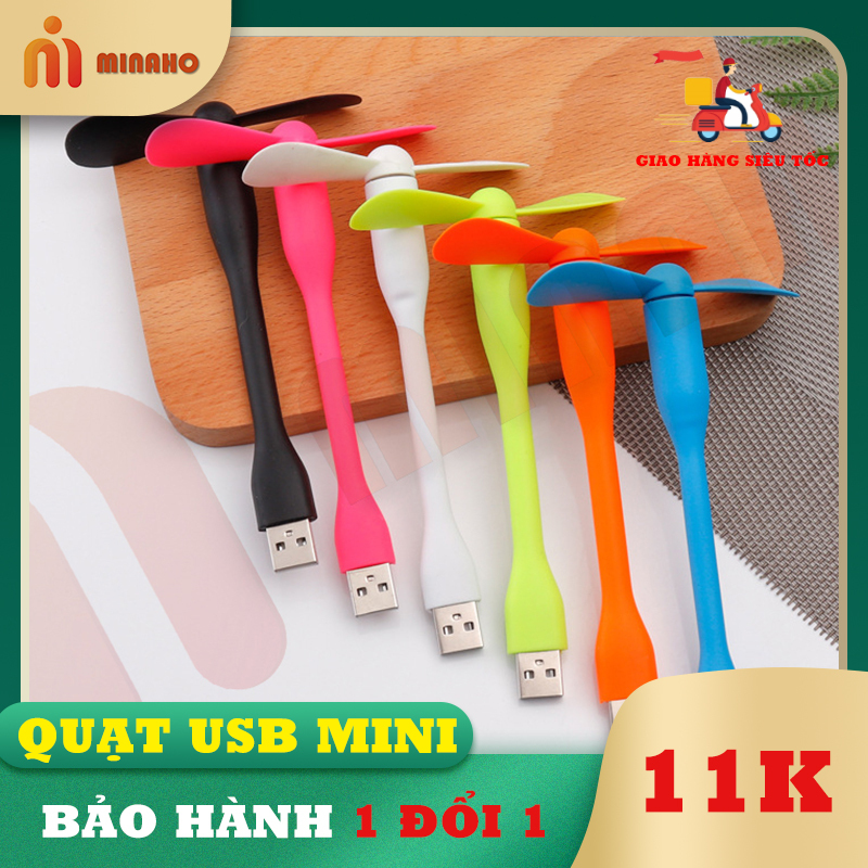 Bảng giá Quạt USB mini siêu mát Minaho mini có thể sử dụng bằng Laptop, sạc dự phòng, sạc điện thoại bảo hành 1 đổi 1 Phong Vũ