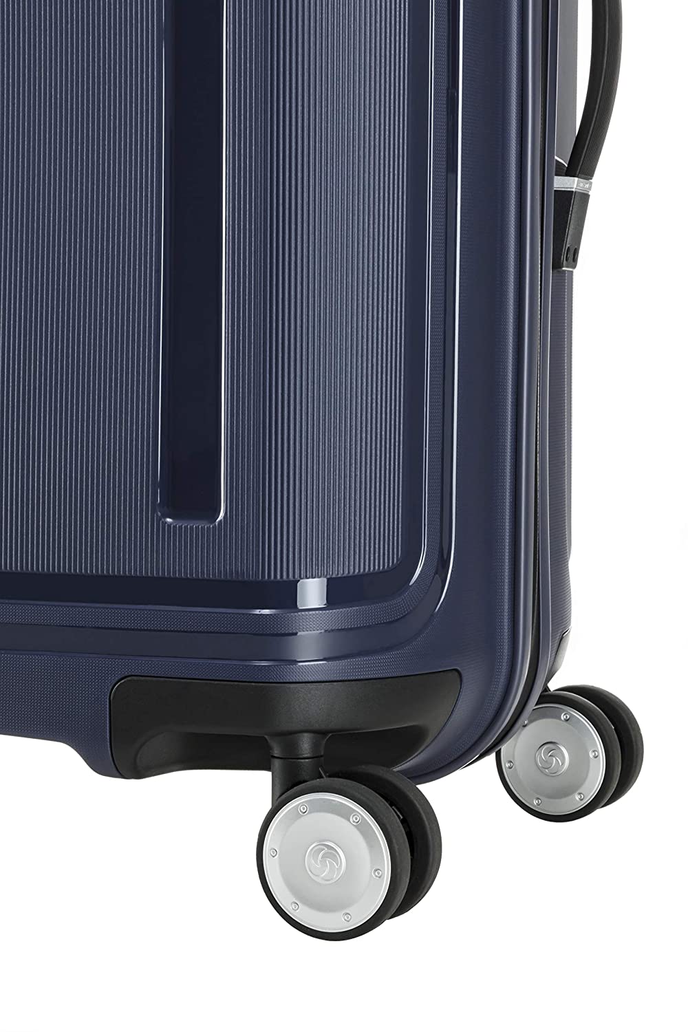 SAMSONITE Hartlan Polypropylene 55.5 cms Navy Hardsided Cabin Luggage (SAM HARTLAN Spinner 55 Navy)
