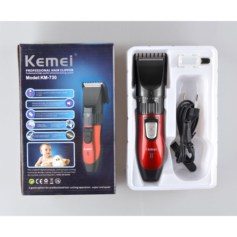Tông đơ cắt tóc cho bé không dây kemi