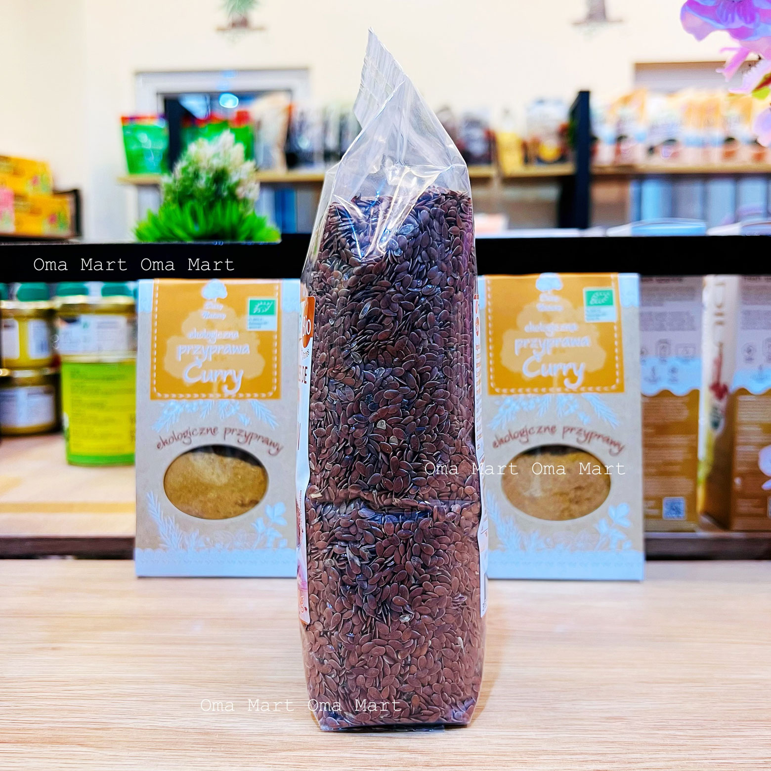 Hạt lanh nâu hữu cơ Markal 500g