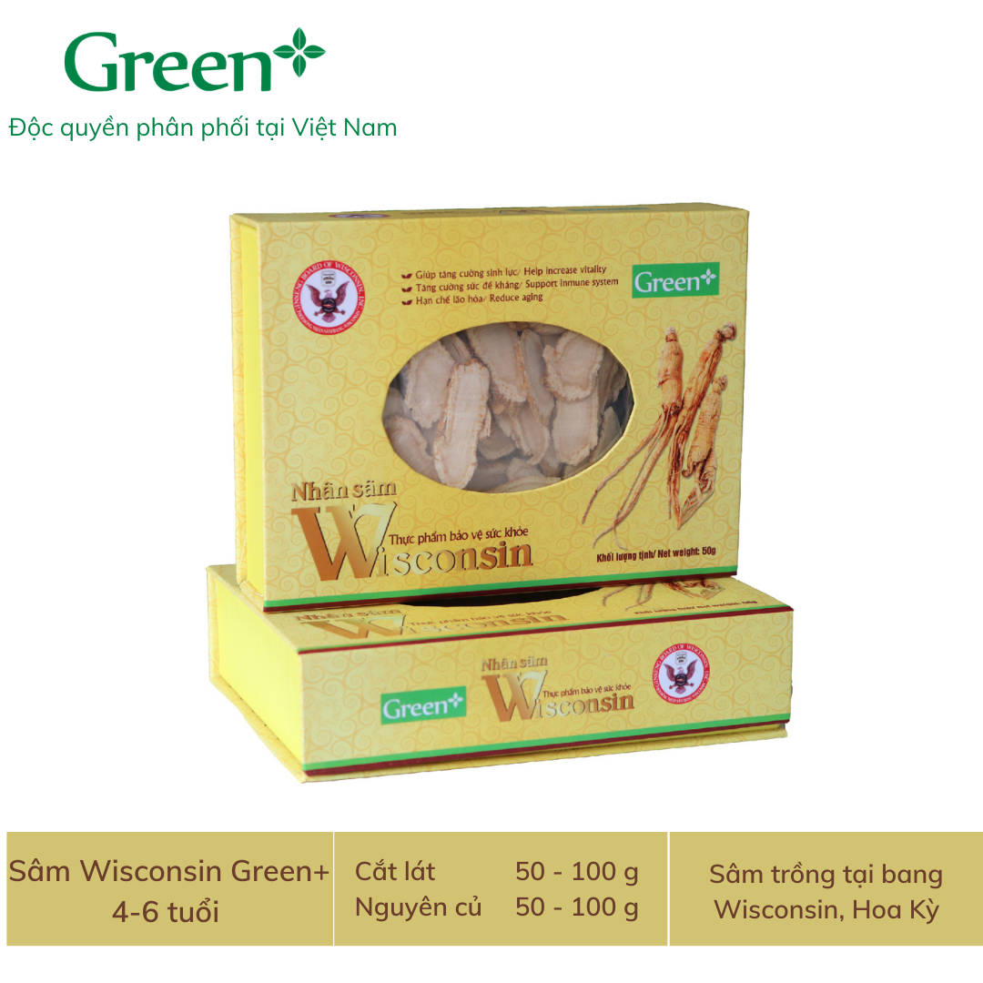 [HCM]Sâm Wisconsin Hoa Kỳ - cắt lát 50g