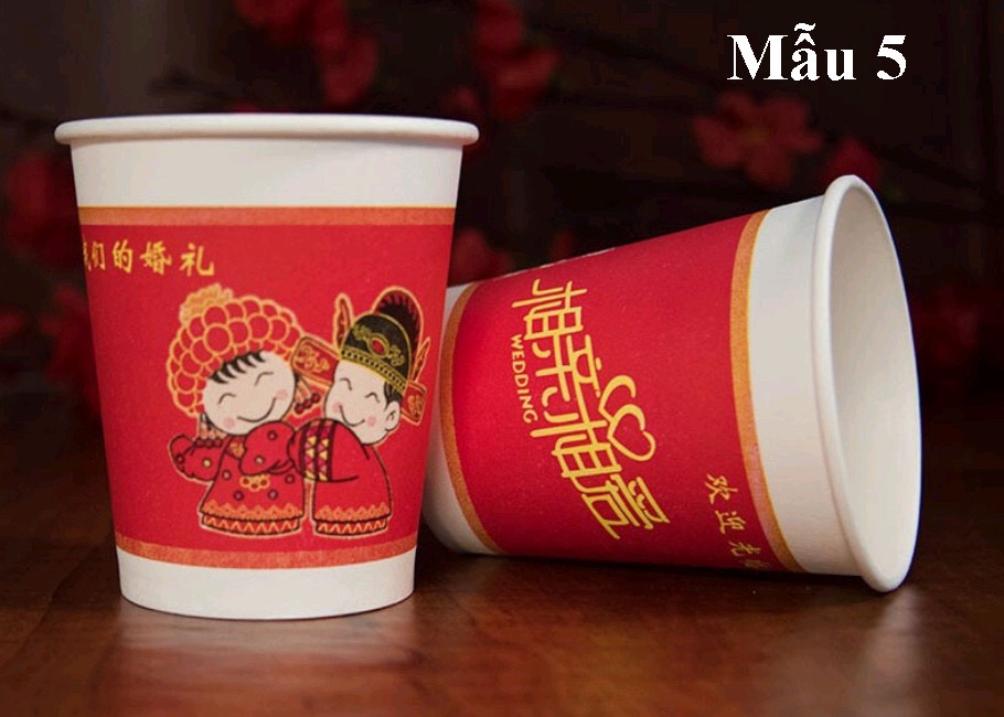 Ly Giấy Không nắp Dùng Một Lần