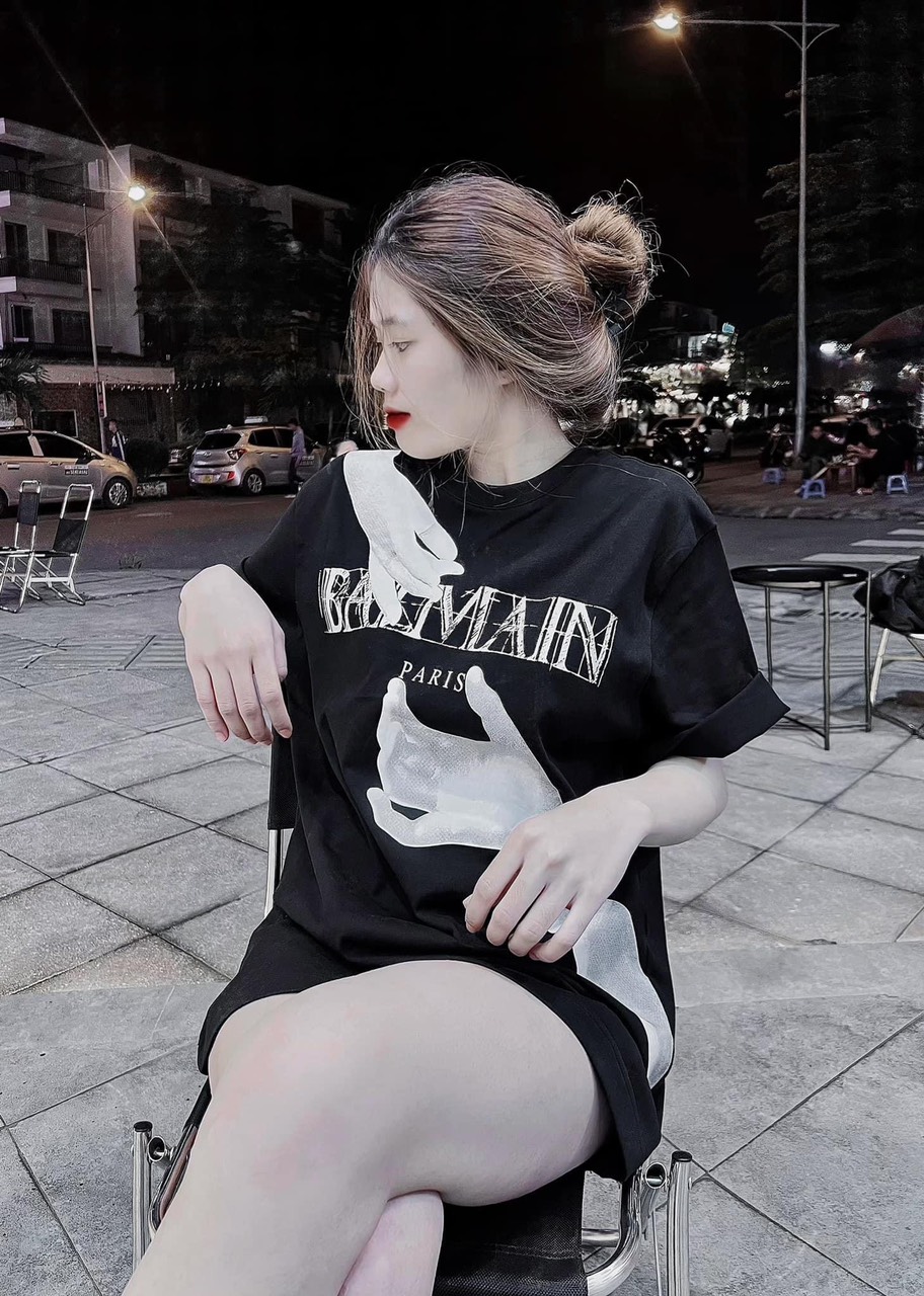 áo phông bàn tay b.a.l. Chát cotton su ,ln