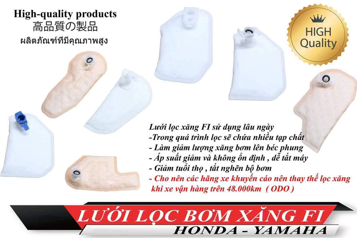 Lưới lọc bơm xăng fi gắn exciter 150, winner, sonic, ab, lead