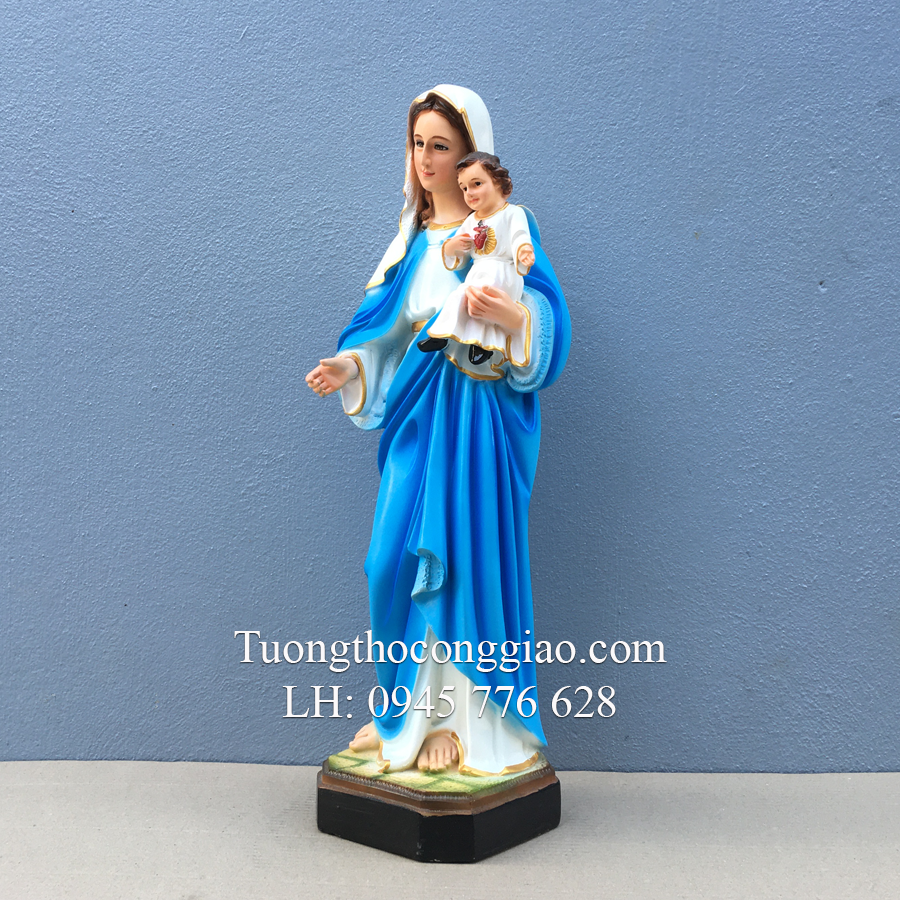Tượng Đức Mẹ Mân Côi 50cm composite