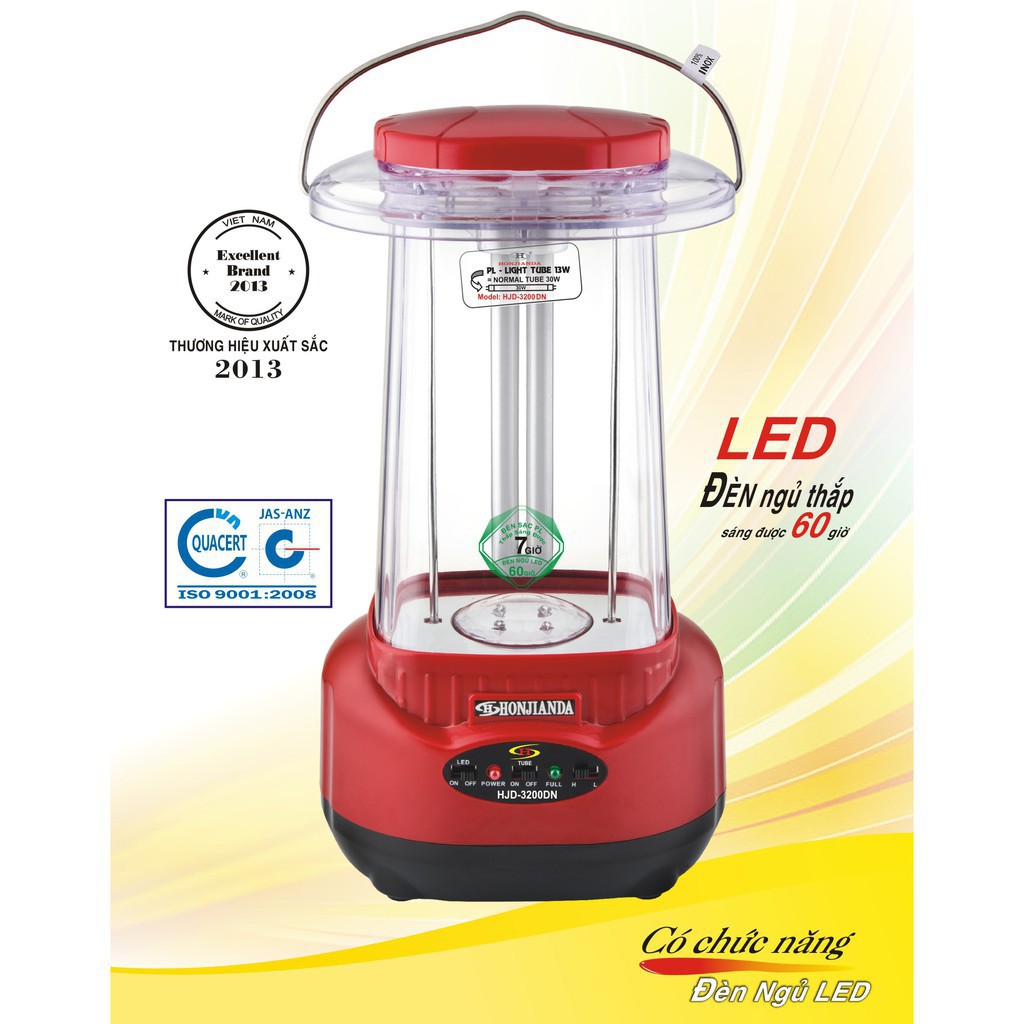 Đèn sạc chiếu sáng khẩn cấp hjd-3200