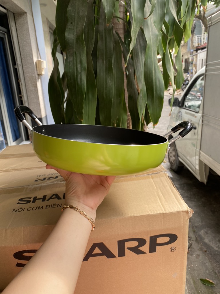 Chảo chống dính 2 quai Duxton size 28cm