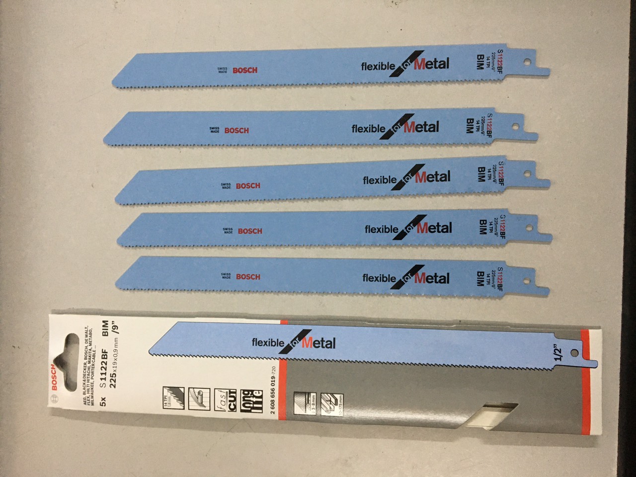 Lưỡi cưa kiếm 225 mm S1122BF tại Máy cầm tay NTT bảo hành dài hạn trên mọi chất liệu